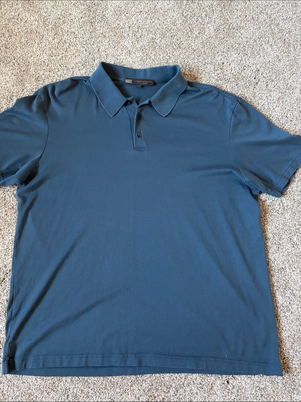Robert Barakett Men's Polo in Teal